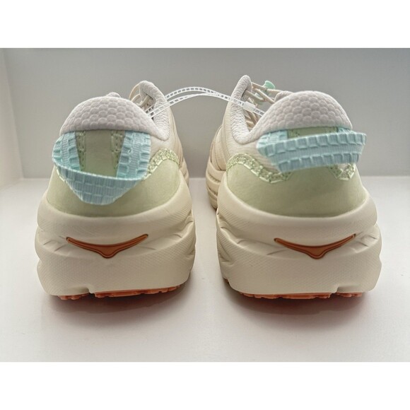 HOKA U Bondi B3 Oat Milk W 14/M 13 Sneaker Cushioned Mesh Activewear Casual Run - Picture 5 of 12